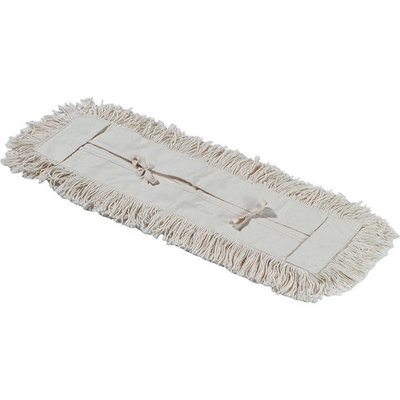 24' TIE ON DUST MOP WHITE